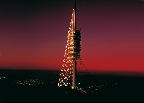 ILUMINACION NAVIDAD TORRE COLLSEROLA